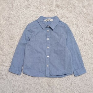 【送料無料】H&M　エイチアンドエム　長袖　シャツ　90cm 2year　ベビー　子供服