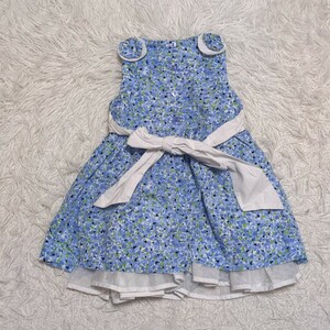 [ free shipping ]MAGGIEZOE no sleeve One-piece 24month floral print baby child clothes 