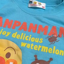 【送料無料】アンパンマン　半袖　Tシャツ　100㎝　水色　キッズ　子供服_画像5
