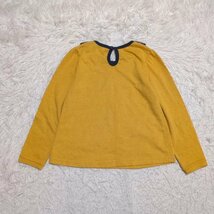 【送料無料】kuranbon　長袖　トップス　カットソー　120㎝　刺繍ロゴ　キッズ　子供服_画像2