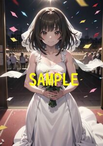 【送料無料】化物語 千石撫子 A4サイズ ポスター AI/イラスト/同人/アニメ/美少女/JK/制服/蛇/スネーク/花澤/声優 AS-1380