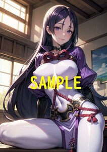 【高画質】Fate/Grand Order 源頼光 A4サイズ ポスター AI/イラスト/同人/アニメ/美少女/爆乳/ママみ/人妻/母/姉/甘々/授乳/NTR AS-1000