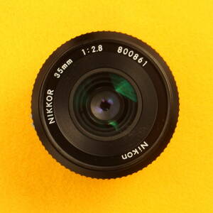 【動作品】Nikon Nikkor　35mm F2.8 非Ai 002