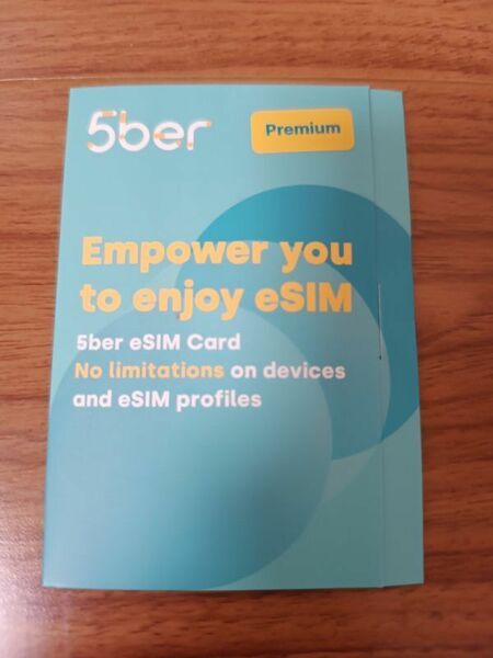 5ber eSIM変換SIM プレミアム版 ◇ 5ber eSIM Card Premium eSIM.me　esimを物理simに