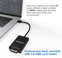 USB3.0 XQDメモリカードリーダーは、Sony G/MシリーズUSB Mark XQDカード、Lexar 2933x / 1400x Windows/Mac OS用USB Mark_画像3