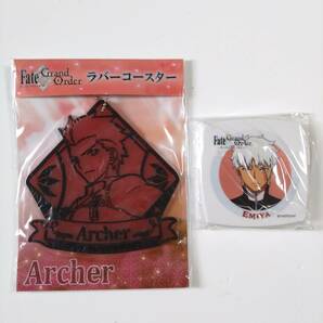 Fate/Grand Order■ラバーコースター&コンパクトミラー(アーチャー/エミヤ)2種セット■グッズ■送料無料