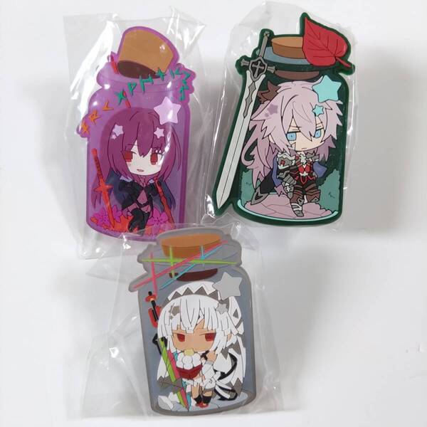 Fateシリーズ■Fate/Grand Order■きゃらとりあ ラバークリップ3種セット(ジークフリート/アルテラランサー/スカサハ)■送料無料