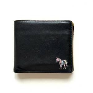 ポールスミス　Paul Smith 二つ折り財布　ゼブラ 　送300