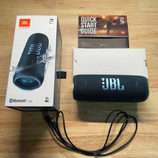 JBL FLIP6 ブルー Bluetooth スピーカー by HARMAN 