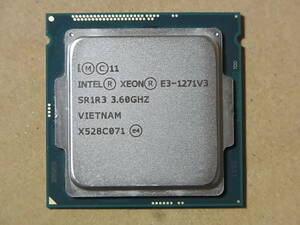 ■Intel Xeon E3-1271 V3 SR1R3 3.60GHz Haswell LGA1150 4コア 8スレッド (Ci0915)