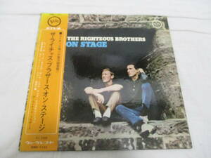 Righteous Brothers - On Stage　ライチャス・ブラザース　オン・ステージ 国内盤 初回　LP 1969年 帯付き 見開きジャケット