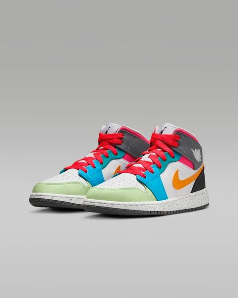 新品未使用 GS AirJordan1 Mid MultiColor 24cm NIKE ナイキ