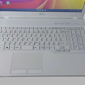 【6世代 Quad Core i7/メモリ8GB/新品SSD】Windows11 ｖ23H2【FUJITSU LIFEBOOK AH47/U】Webカメラ/S-M/Bluetooth/USB3.0/s8466の画像3