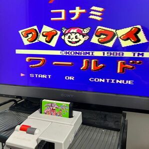 【稼働品】コナミ　ワイワイワールド　ファミコンソフト　レトロ