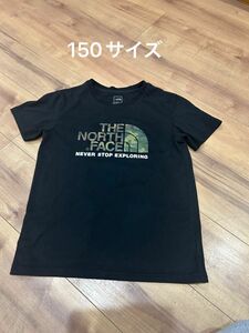 the north face ノースフェイスキッズ 150 黒　半袖Tシャツ