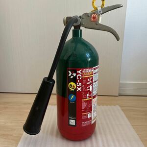  two acid . charcoal element fire extinguisher . pressure type 5 type 2011 year made 