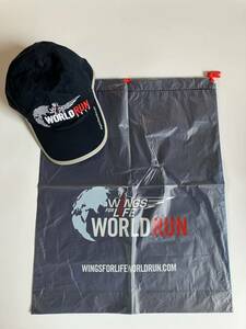 ★非売品！WINGS FOR LIFE WORLD RUN（ウイングス フォー ライフ ワールドラン）スタッフキャップ（帽子/ランニング/マラソン/PUMA製）