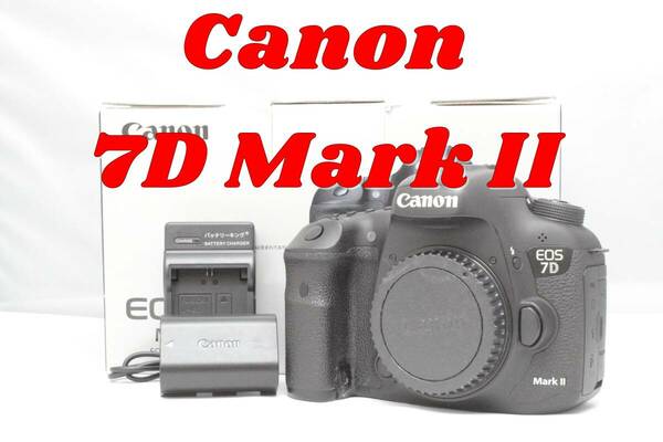 Canon EOS 7D Mark II　ボディ キヤノン　キャノン　一眼レフ　デジカメ　動作確認済み