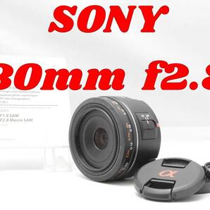 SONY 30mm f2.8　MACRO 単焦点レンズ ソニー　SAL30M28 Aマウント　動作確認済み