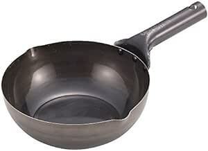  pearl metal ultimate deep .. saucepan 22cm IH correspondence iron fry pan deep type iron worker made in Japan HB-104