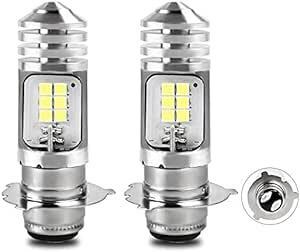 Ammtoo P15D-25-3 PH8 LEDヘッドライト バイク用 LEDバルブ Hi/Lo切替 9V-30V 直流&交流兼用