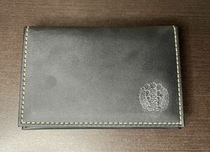  Tokimeki Memorial fine clothes .. high school pass case black leather real leather made mat 