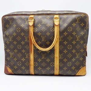 C24-845【ジャンク】LOUIS VUITTON ルイ・ヴィトン M53361 ポルト ドキュマン・ヴォワヤージュ ビジネスバッグ モノグラム ユニセックス A4