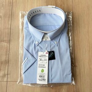 新品未使用 トップバリュ ワイシャツ 超形態安定 COOLMAX 半袖 イオン