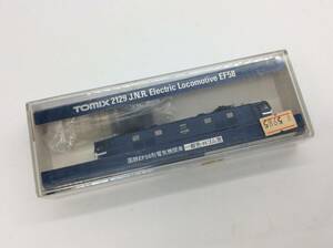 #1316 TOMIX トミックス 2129 国鉄 EF58形 電気機関車 一般色 Hゴム窓 Nゲージ 鉄道模型