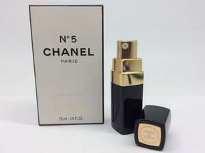 #2146 CHANEL/シャネル N°5 No5 シャネル ナンバーファイブ PARFUM パルファム ボトル 香水 フレグランス 箱付き 残量不明 7.5ml