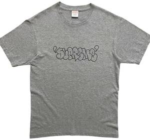 レア 希少 シュプリーム Supreme JA GRAFF GRAFFITI BUBBLE LETTERS Box Logo Tシャツ M グレー