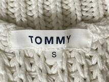 トミー TOMMY 国内正規品 ノースリーブ タートルネック ニット セーター S ホワイト_画像7