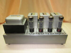 EL34*6CA7 stereo power amplifier * operation goods ( used ) Manufacturers goods is not, new lamp attaching 