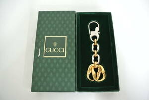  повторная выставка бренд праздник Old Gucci брелок для ключа с ящиком Gold цвет серебряный цвет GUCCI Vintage сумка очарование тоже 