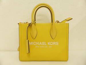 ブランド祭 マイケルコース 2WAY ハンドバッグ イエロー ミレラ MICHAEL KORS MILLERA