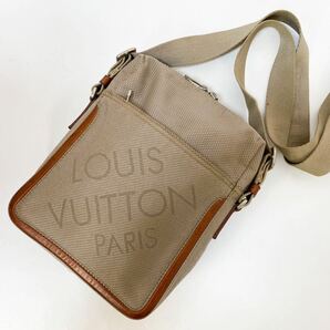 ベタなし☆LOUIS VUITTON ルイヴィトン シタダン ダミエ ジェアン ショルダーバッグ レザー クロスボディ 斜め掛け M93041の画像1