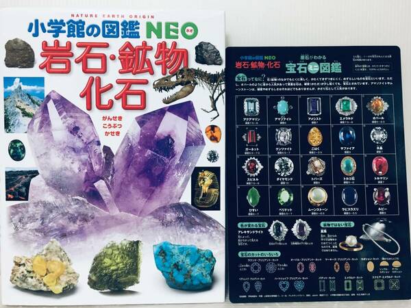 小学館の図鑑NEO 岩石・鉱物・化石 ※特典(宝石ミニ図鑑)付き