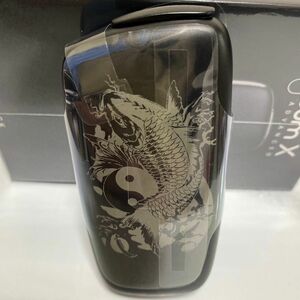 昇り鯉 デザイン プルームエックス Ploom X アドバンスド 本体 黒 和柄 和彫り 滝登り 勾玉 タトゥー 入れ墨 刺青