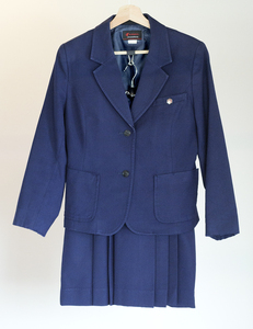 . chapter attaching . legume centre blue navy blue blaser woman old uniform 