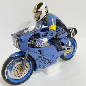 1/12 FZR750 鈴鹿8耐 1985 テック21 完成品　ライダーフィギュア 平忠彦　フジミ　ヤマハ　YAMAHA