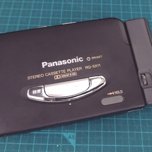 Panasonic RQ-SX11ポータブル・カセットテープ・プレーヤー Cassette Player 電池ボックス付／ジャンク扱い／説明をお読み下さい