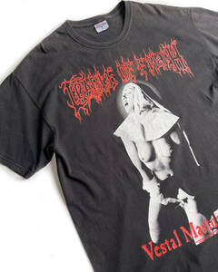 オリジナル ■ CRADLE OF FILTH バンド Tシャツ ■ VESTAL MASTURBATION クレイドル オブ フィルス メタル ビンテージ 90's 90s Y2K usa 