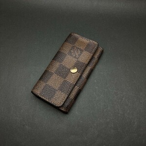 ダミエ ルイヴィトン LOUIS VUITTON　キーケース　４連　メモ８▲