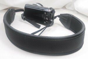 ★新品未使用品★カメラストラップ ミラーレス デジタルカメラ一眼レフ おしゃれ 斜めがけ シンプル 黒 Canon Nikon OLYMPUS SONY EOS Kiss