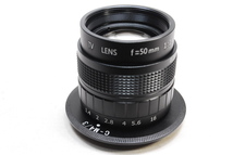 ★新品未使用品★Fujian CCTV 50mm f1.4 ブラック レンズ Cマウント マイクロ4/3 m4/3 パナソニック オリンパス マニュアルレンズ★マイク_画像4