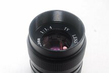 ★新品未使用品★Fujian CCTV 25mm F1.4 PENTAX ペンタックス C-PQ Cマウント レンズ BK★ミラーレスマウントアダプター_画像4