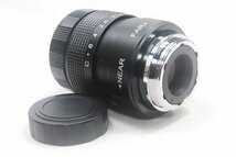 ★新品未使用品★Fujian CCTV 25mm F1.4 PENTAX ペンタックス C-PQ Cマウント レンズ BK★ミラーレスマウントアダプター_画像3