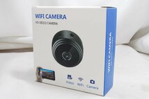 ★新品未使用品★A9 防犯 監視 WIFI 小型カメラ HDビデオカメラ ナイトビジョン 1080P ブラック BK MicroSDカード32GB♪★_画像5