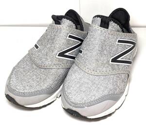 ニューバランス 19cm スリッポン キッズ NEW BALANCE K150SGRY