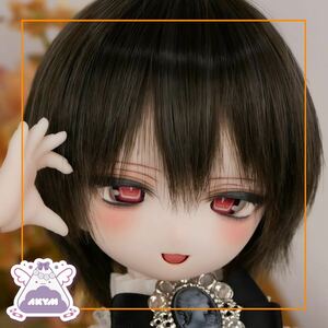  [あきやま] DDH-01/SW肌 開口カスタムヘッド（難あり/ソフビ盛り)＋アイ＋舌パーツ＋おまけドルフィードリーム MDD